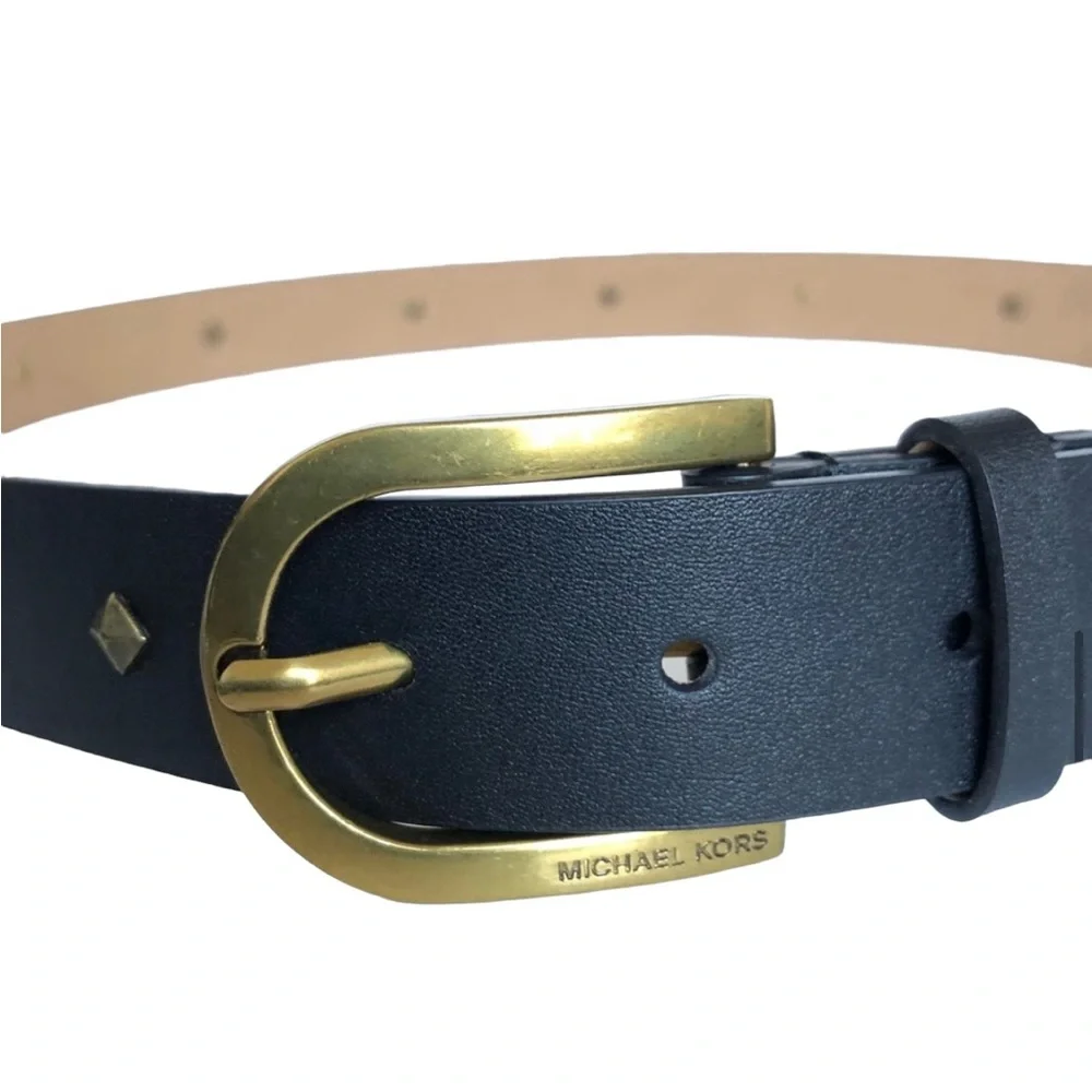 Michael Kors Black Studded Belt Women’s Size L
